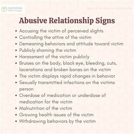 Examples of abusive relationships